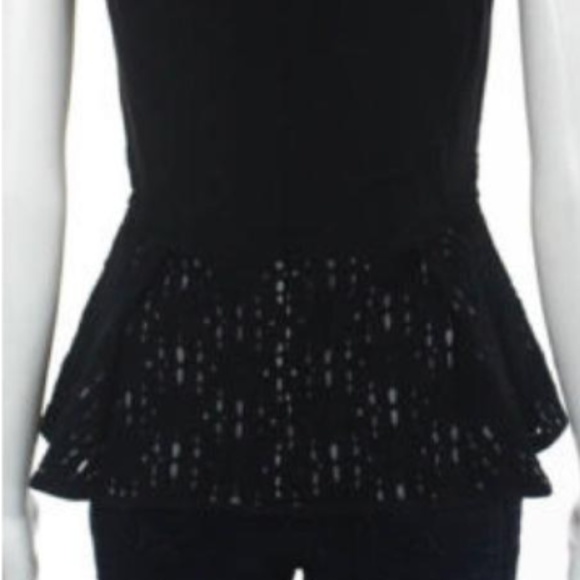 Tibi Eyelet Peplum Top - Picture 5 of 5